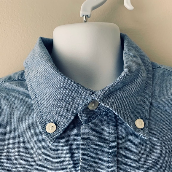 GAP KIDS blue Oxford shirt size L - Picture 3 of 10